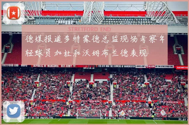 德媒报道多特蒙德总监现场考察年轻球员加杜和沃姆布兰德表现